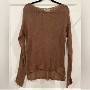 One Teaspoon Luxe Collection Size 0 XXS French
Wide Knit Brown Sweater Like New